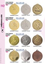 PAGE 110 - MEDAILLES SPORTS DIVERS